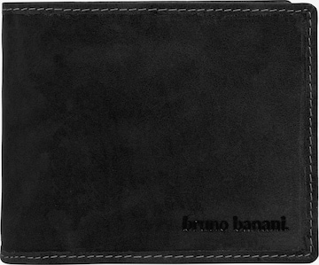 Bruno Banani Portemonnaie 'Bruno Banani Geldbörse' in Schwarz: Vorderseite