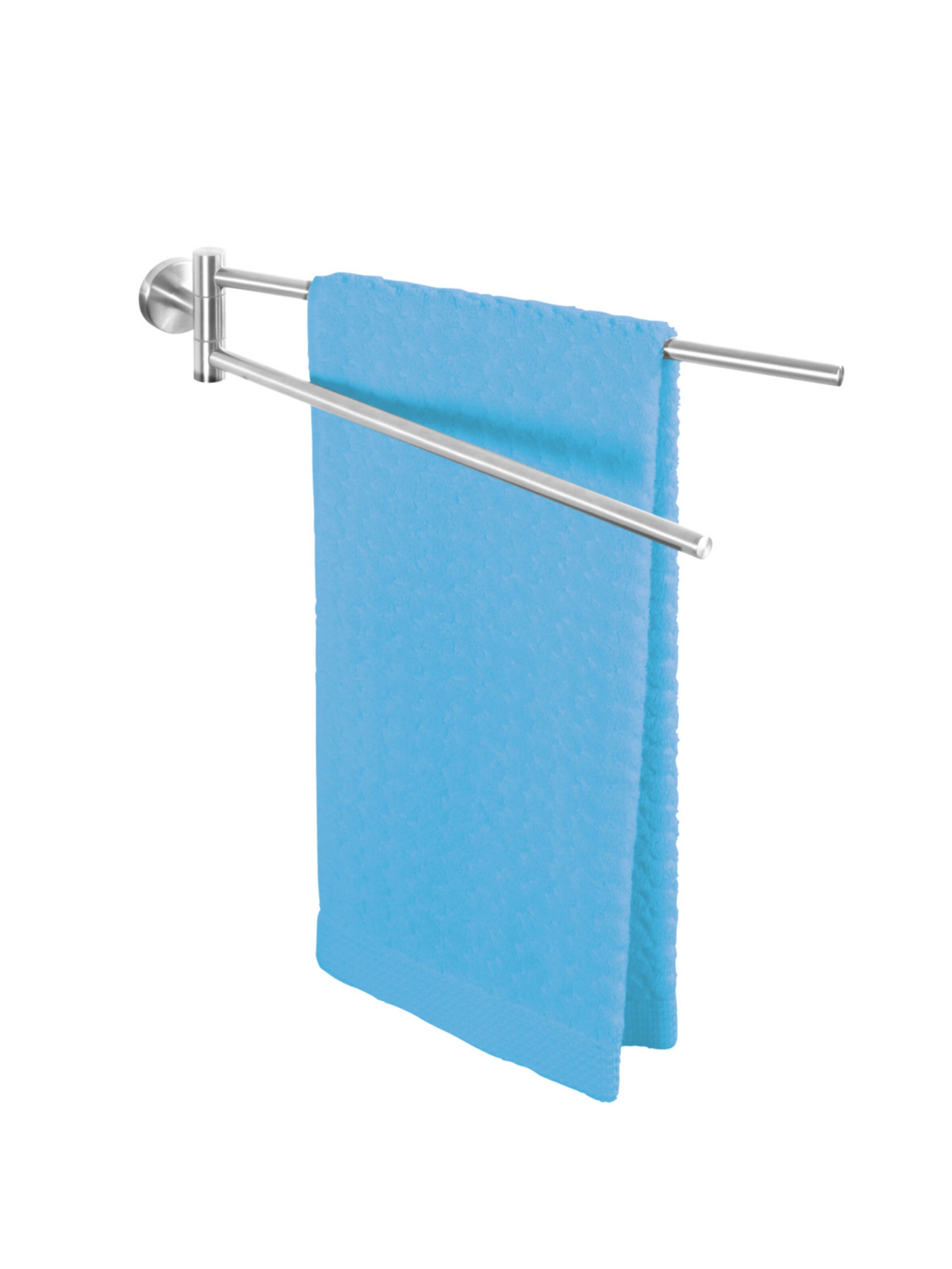 Wenko Shower Accessories 'Bosio' in Silver