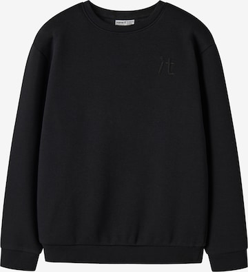 NAME IT Collegepaita 'NKMLAMAR' värissä musta: etupuoli