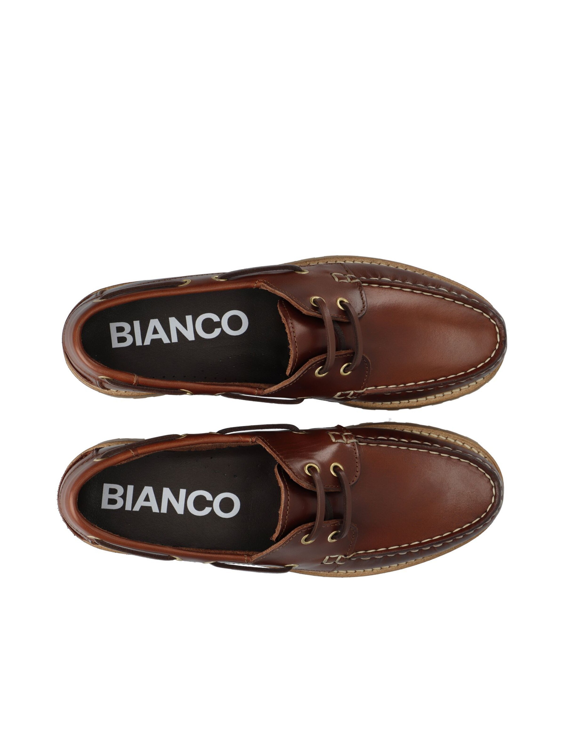 Bianco Mocassins 'CAPRI ' in Bruin