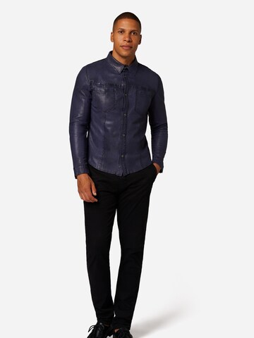 Slim fit Camicia 'Das Reverse' di RICANO in blu