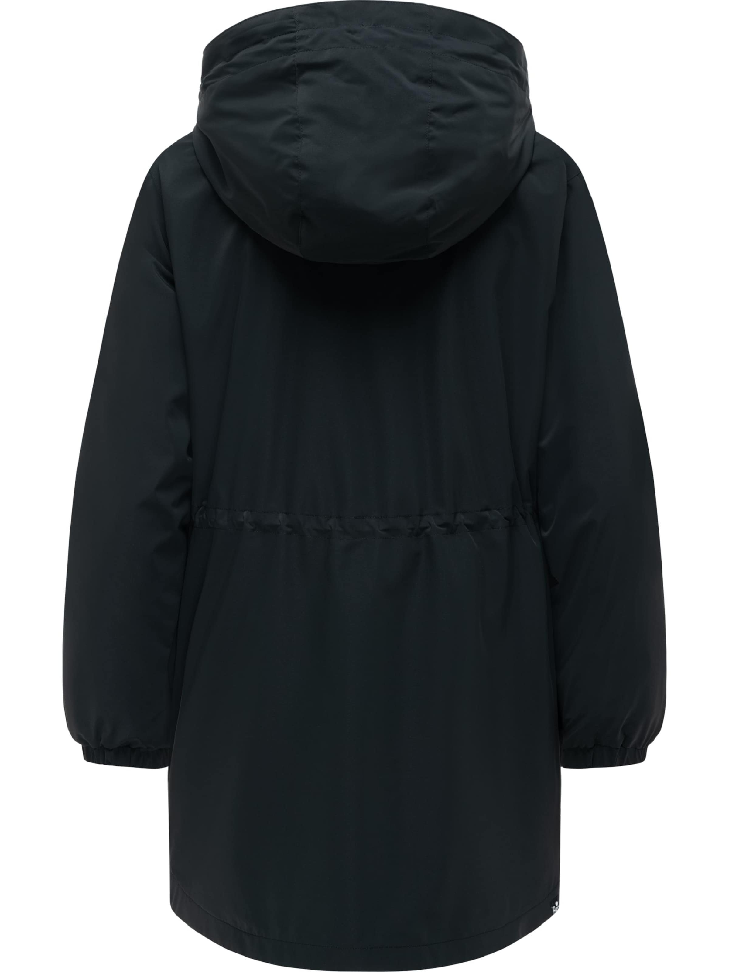 Ragwear Raincoat 'Brona' in Black