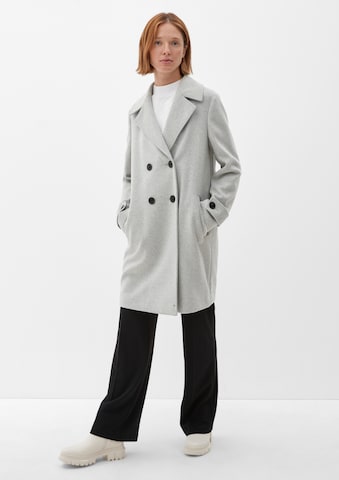 s.Oliver BLACK LABEL Between-Seasons Coat in Grey: front