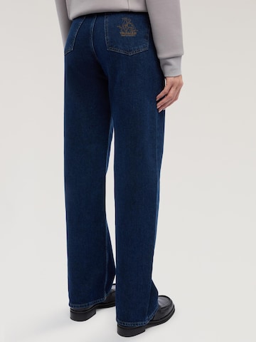 Trussardi Wide leg Jeans in Blauw