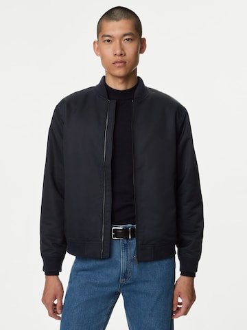 Marks & Spencer Tussenjas in Blauw: voorkant