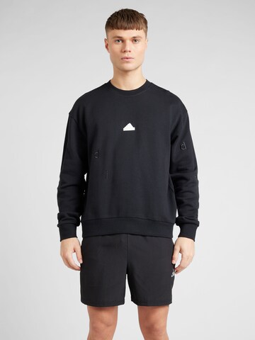 ADIDAS SPORTSWEAR Athletic Sweatshirt in Black: front