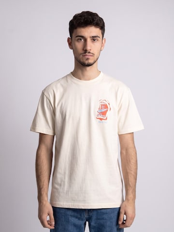 T-Shirt 'VTG Screaming Connect -- Men's T-Shirt Ecru' Santa Cruz en beige : devant
