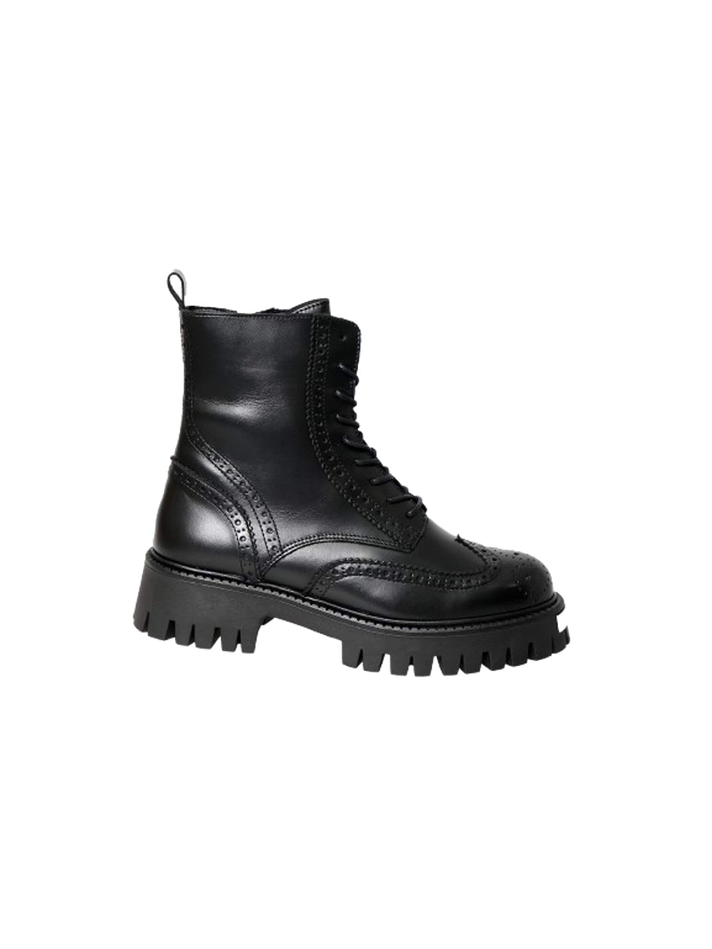 Yoxeone Boots 'WING COMMANDER' in Black
