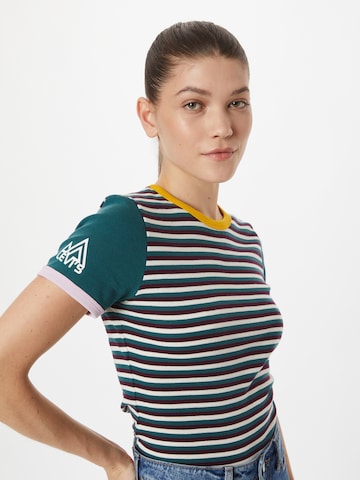 LEVI'S ® Shirt 'Graphic Ringer Rickie' in Grün