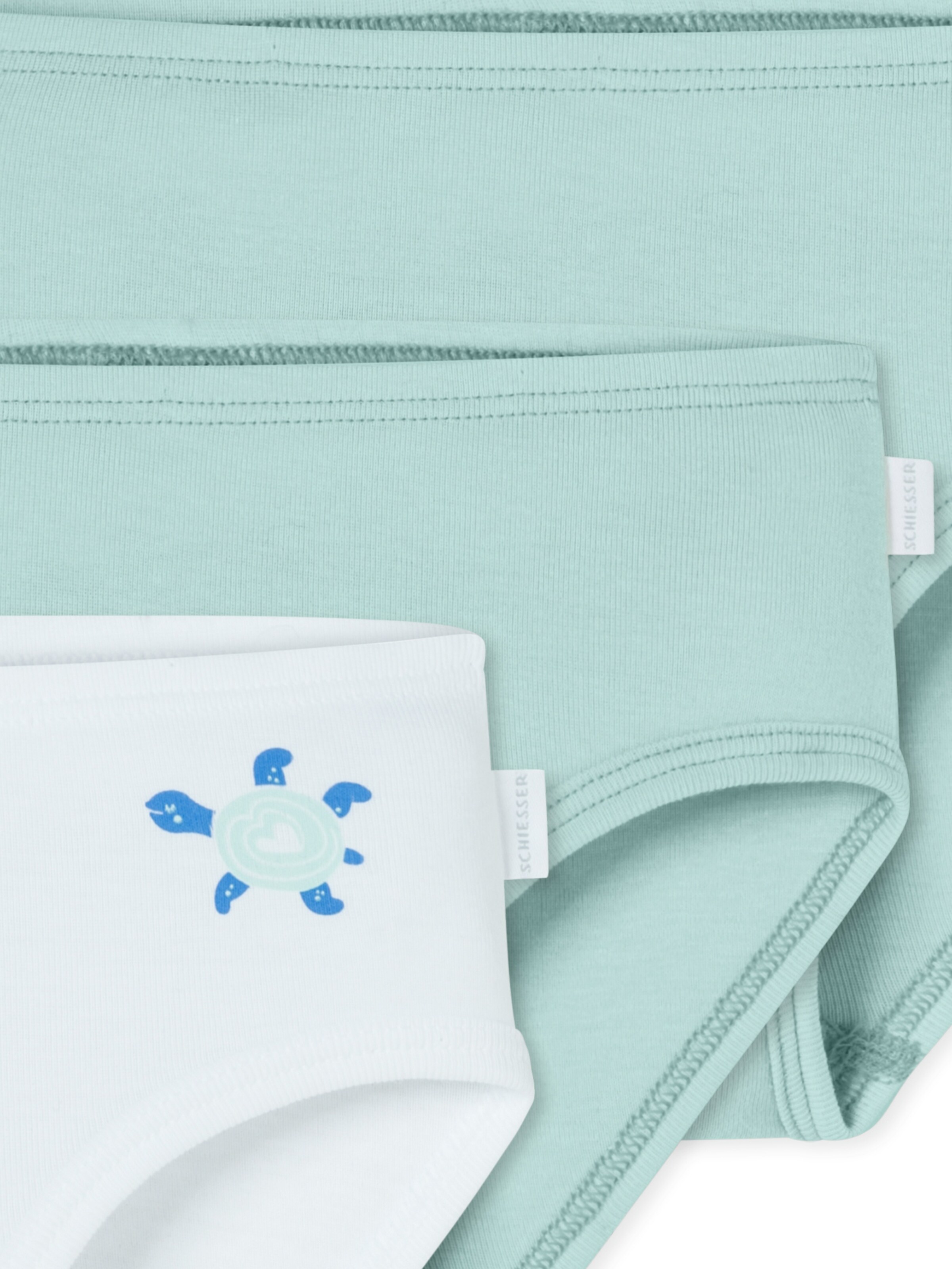 SCHIESSER Onderbroek ' Fine Rib ' in Groen