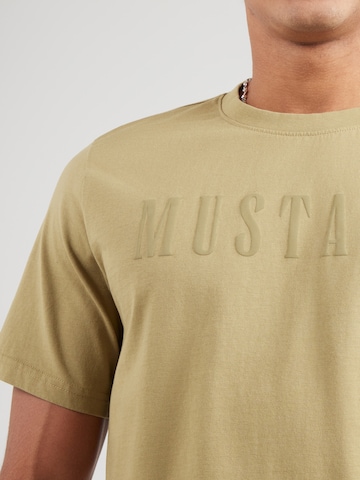 T-Shirt 'AUSTIN' MUSTANG en beige