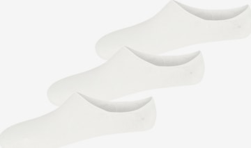 ELBEO Enkelsokken ' 3er-Pack Invisible ' in Wit: voorkant