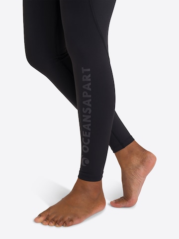 OCEANSAPART Skinny Leggings 'Beauty' in Schwarz