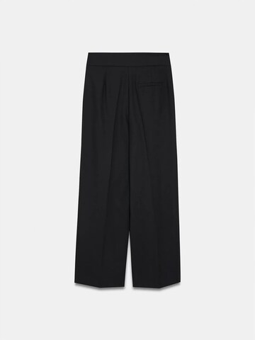 Dilvin Wide leg Trousers in Black