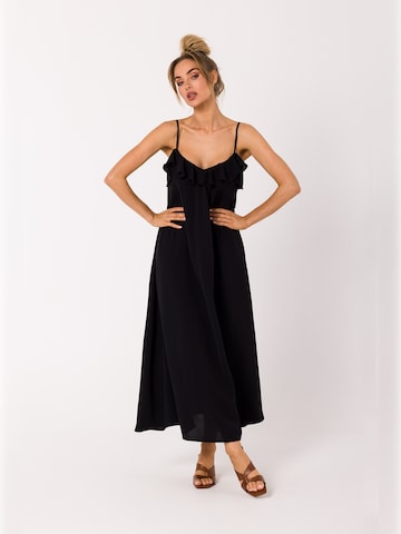 made of emotion - Vestido en negro: frente