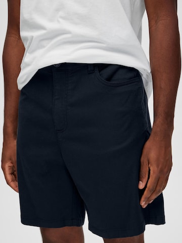 SELECTED HOMME - Regular Calças chino 'CARLTON' em preto