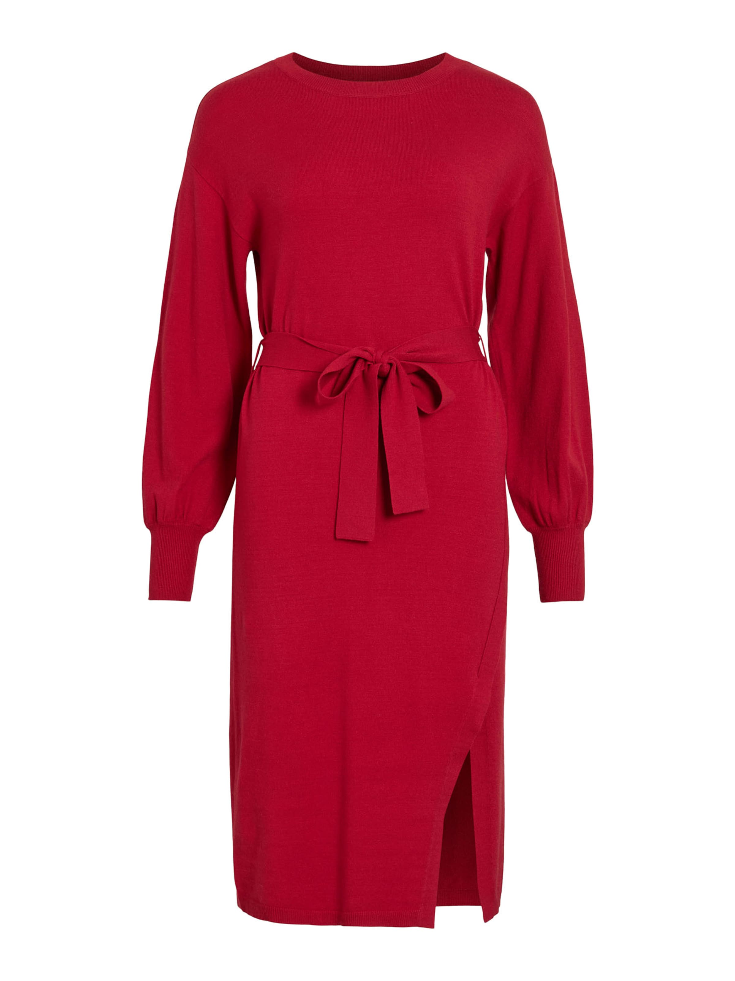 VILA Knit dress 'VIRicky' in Red: front