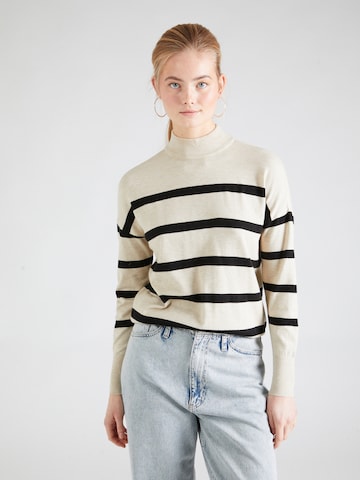 VILA Sweter 'LINA' w kolorze beżowy: przód