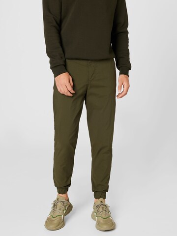 Effilé Pantalon 'DUNDEE' SELECTED HOMME en vert : devant