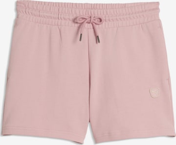 Pantalon 'Essentials' PUMA en rose : devant