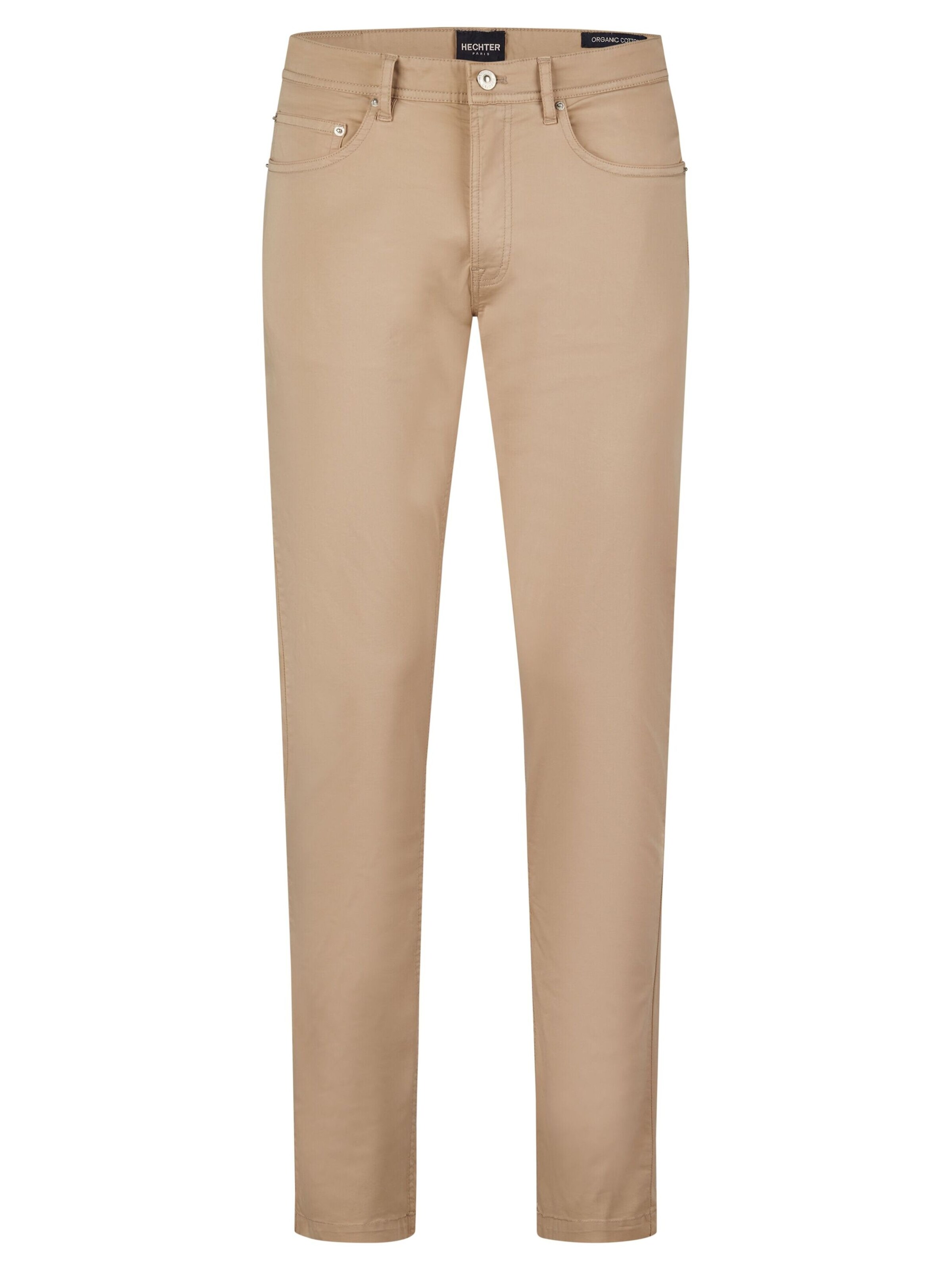 Pantalon chino HECHTER PARIS en beige : devant