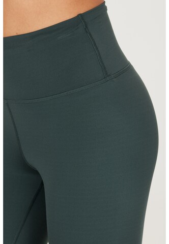 ENDURANCE Skinny Workout Pants 'Franza' in Green