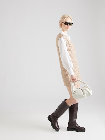 Abito in maglia di River Island in beige