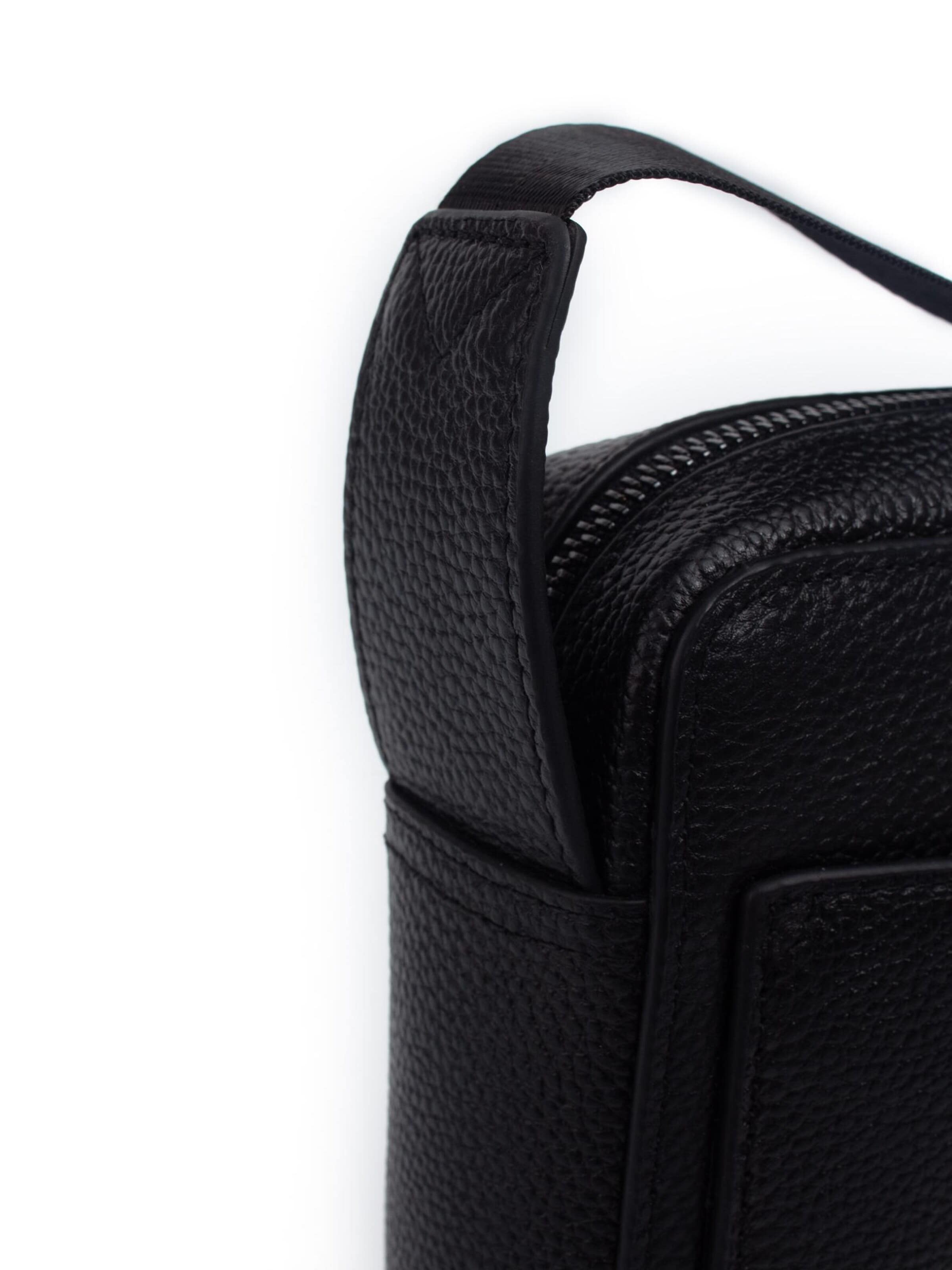Sac bandoulière 'BELLARO FINGERPRINT RECOGNITION' CYCAS D'OR en noir