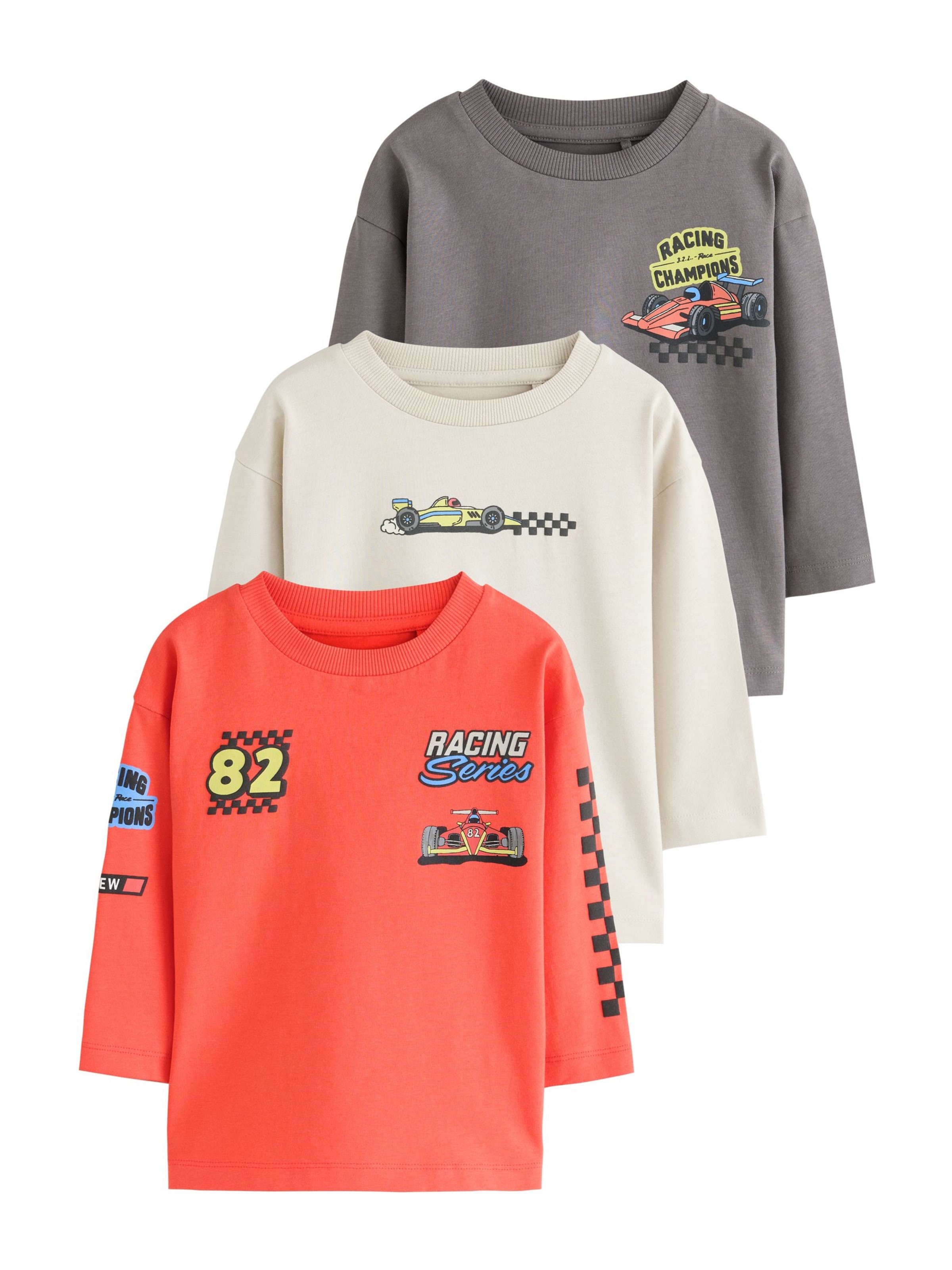 Next - Camiseta en gris: frente