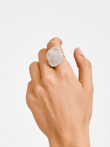 Pilgrim Pierścionek 'Ember' w kolorze srebrny