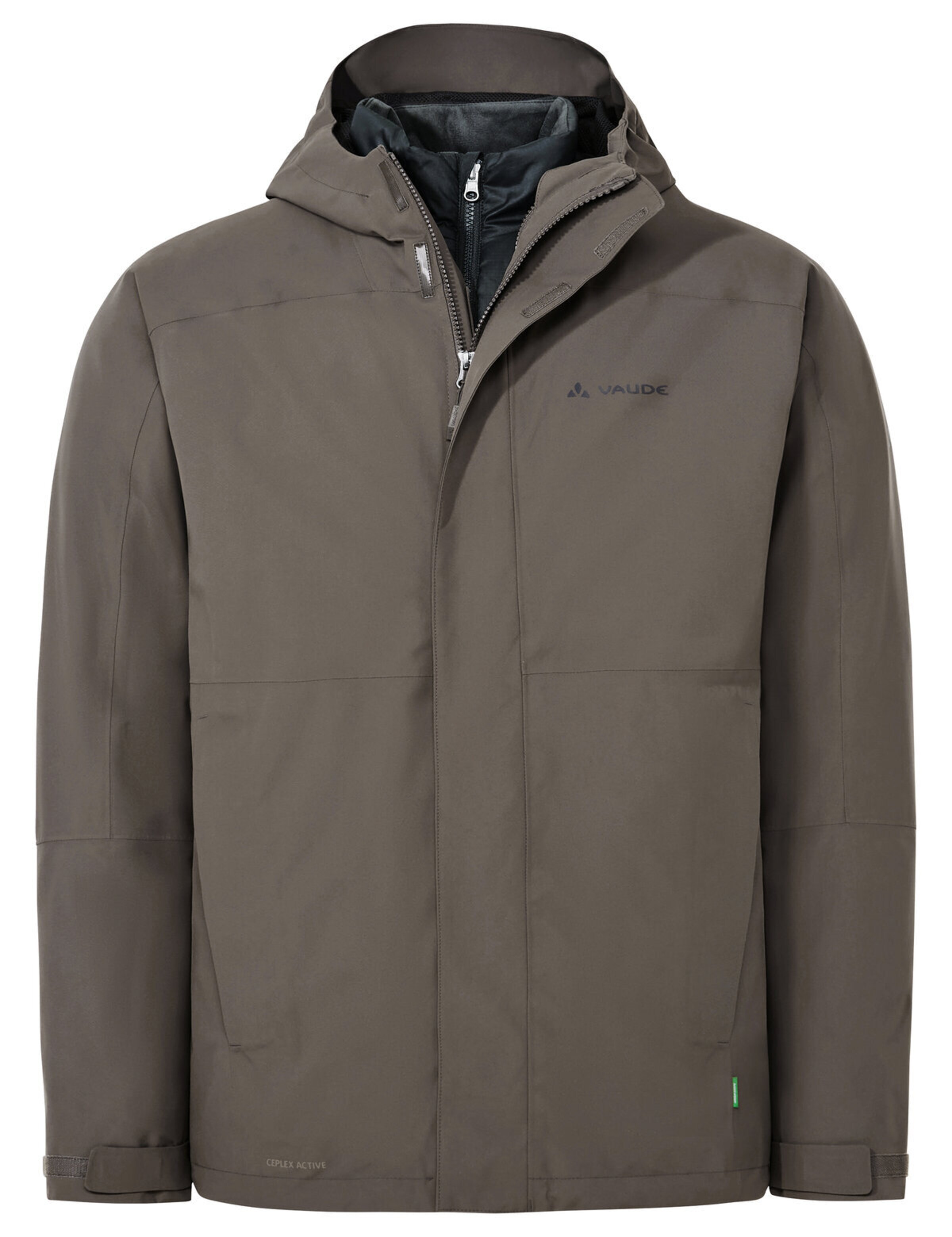 VAUDE Outdoorjas 'Neyland' in Bruin: voorkant