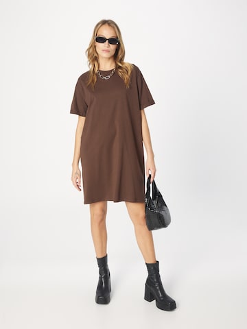 PIECES Dress 'RIA' in Brown