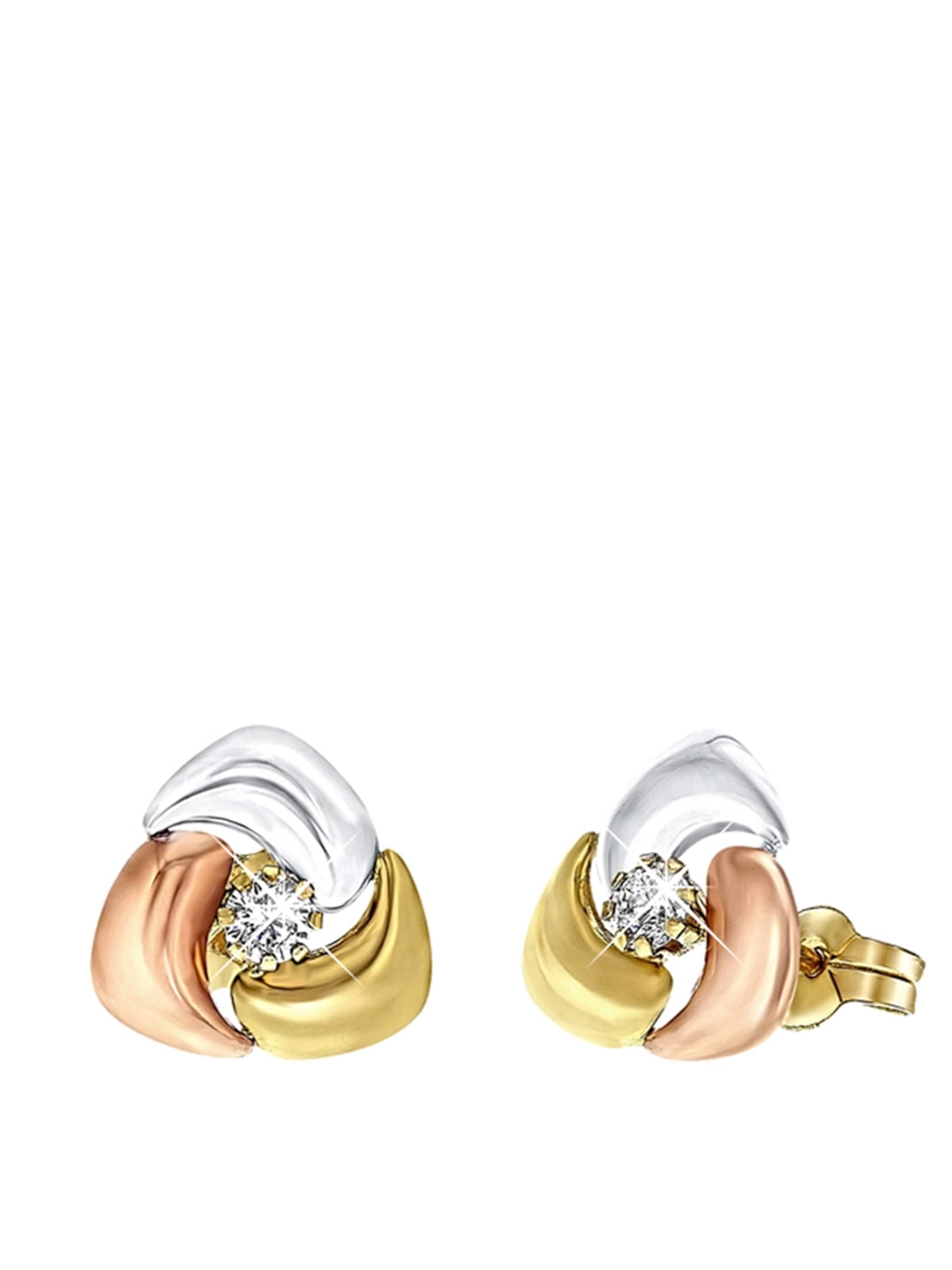 Lucardi Oorbellen 'Klassisch' in Gemengde kleuren: voorkant