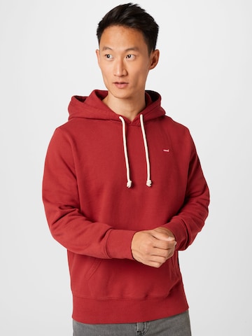 LEVI'S ® Regular Fit Collegepaita 'Original Housemark Hoodie' värissä punainen: edessä