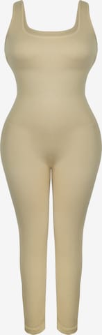 MEETWEE Sportbody in Beige: voorkant