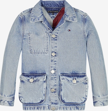 TOMMY HILFIGER Soft Denim Boxy Shirt Jacket in Blau: predná strana