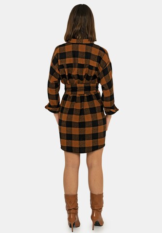 Jimmy Sanders Shirt dress in Beige