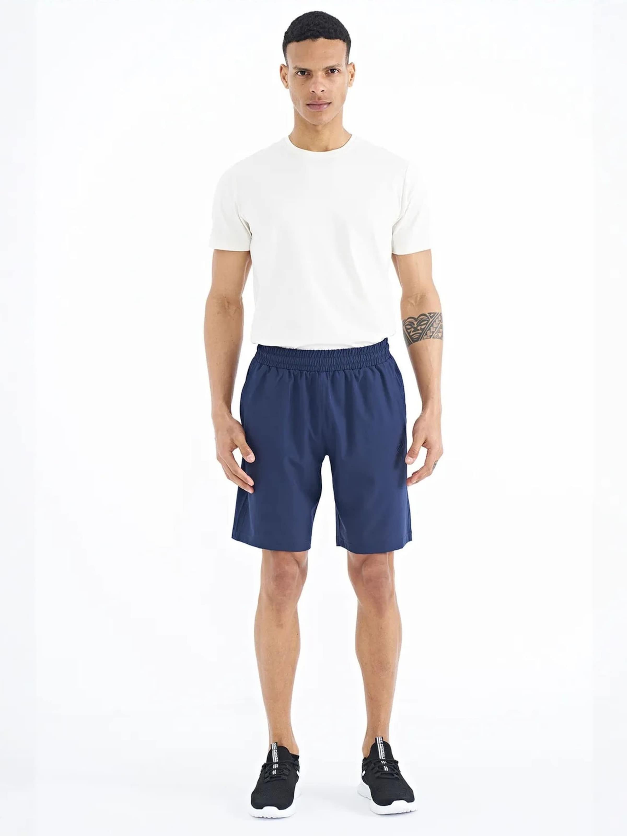 Wide Leg Pantalon Tommy Life en bleu