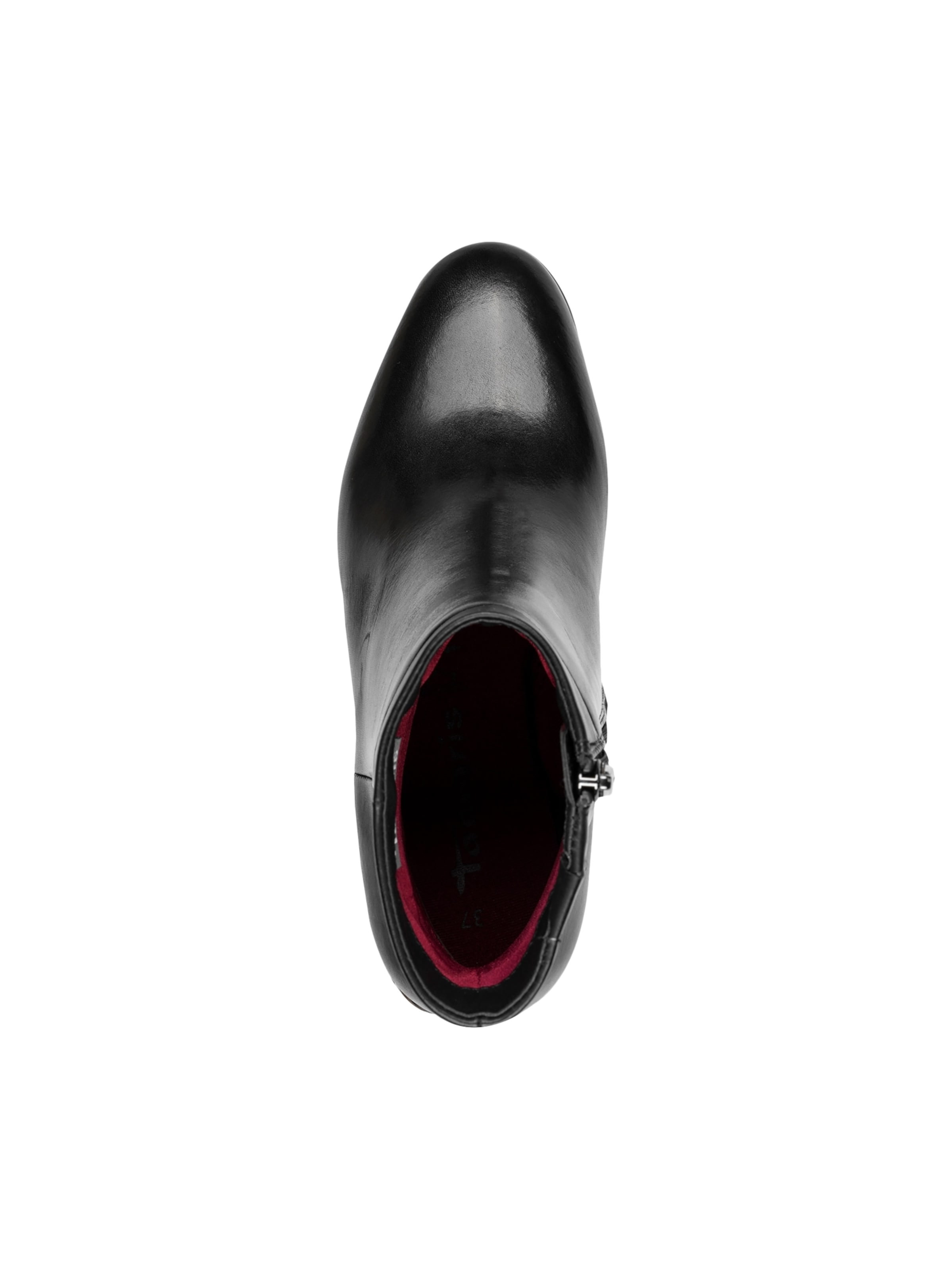 Bottines 'Stiefeletten aus Leder' Tamaris en noir