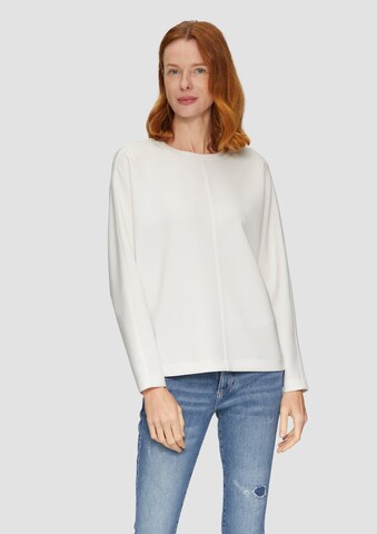 s.Oliver Sweatshirt in Beige: voorkant