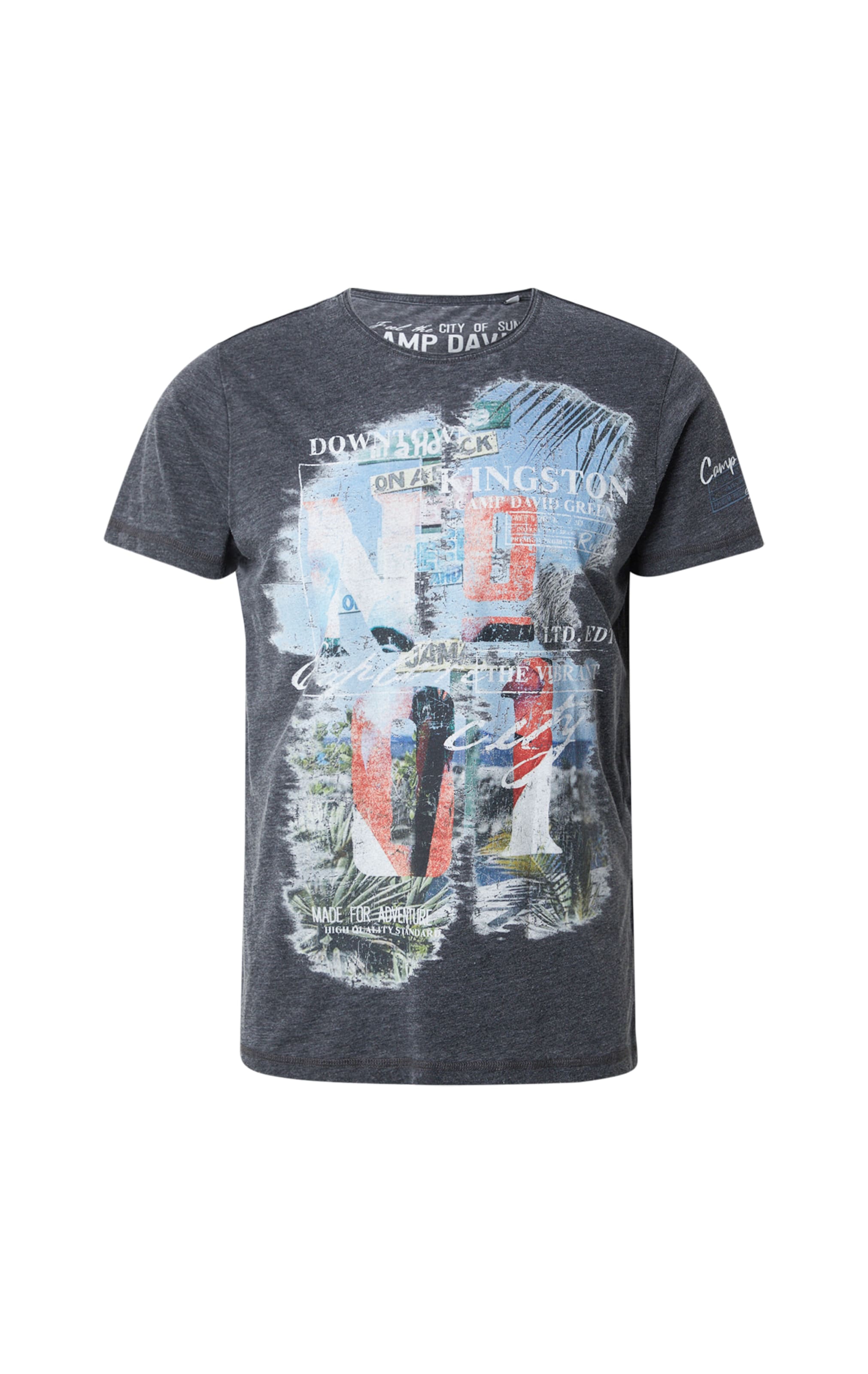 CAMP DAVID Bluser & t-shirts i sort: forside