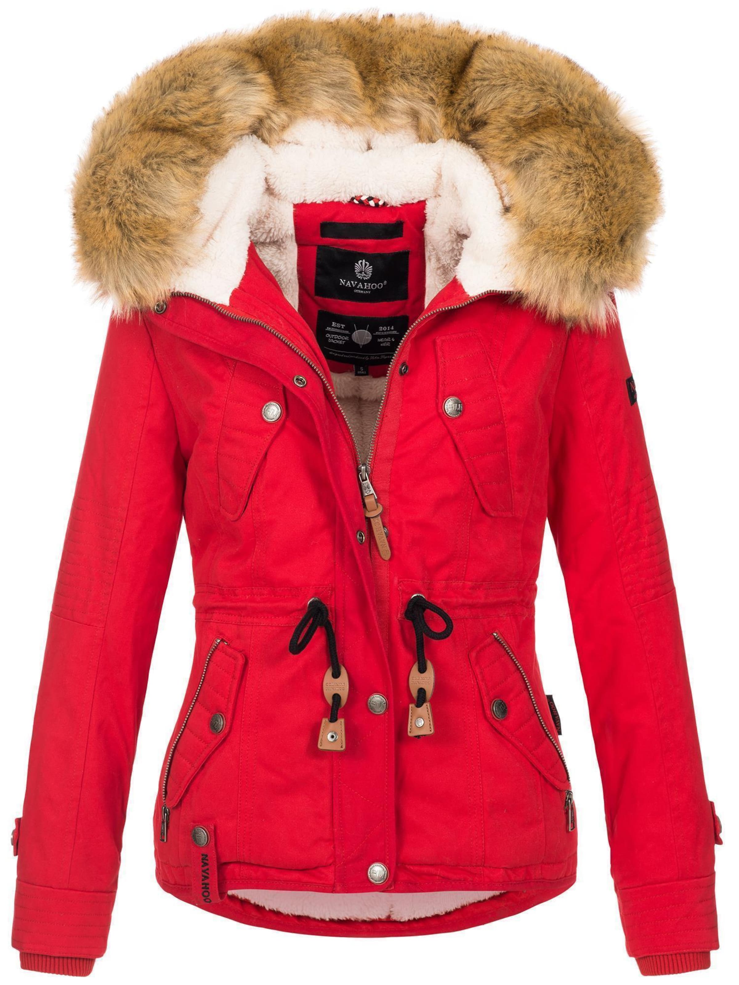 NAVAHOO Jacke 'Pearl' in Rot: Vorderseite