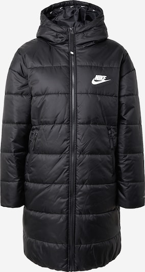 Palton de iarnă Nike Sportswear pe negru / alb, Vizualizare produs