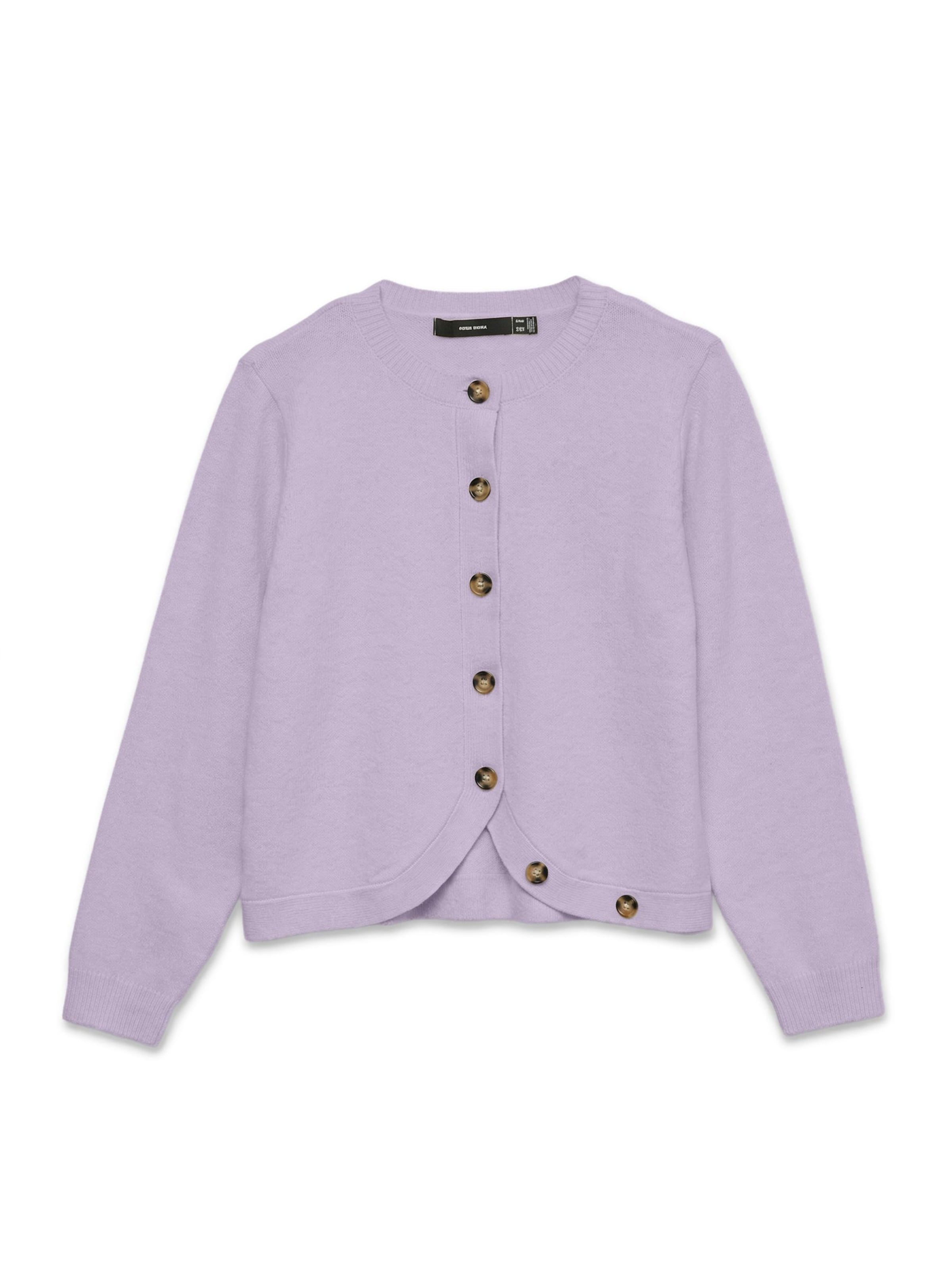 Cardigan 'VMVania' VERO MODA en violet : devant