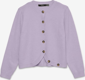 Cardigan 'VMVania' VERO MODA en violet : devant