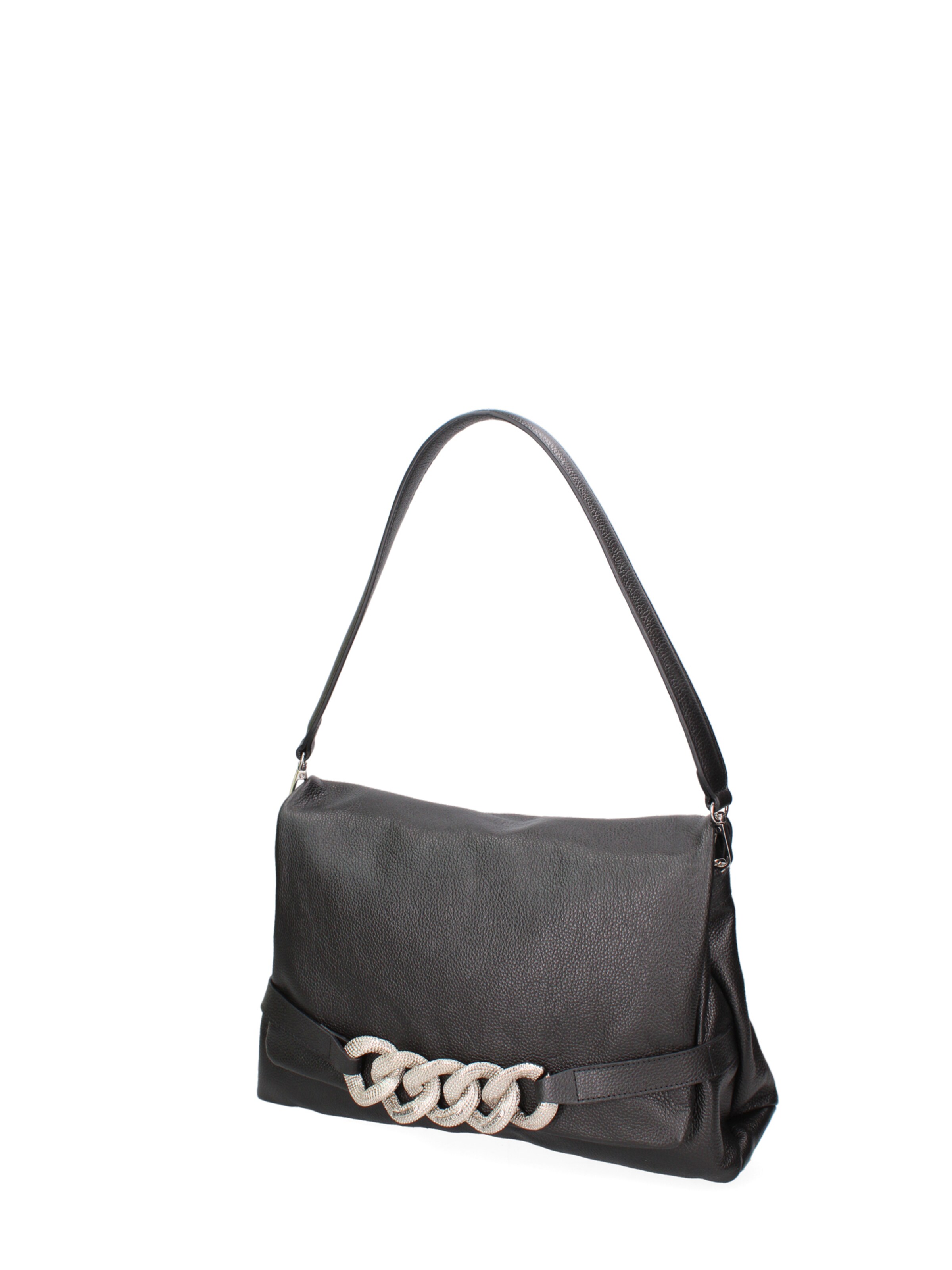 John Richmond Schoudertas in Zwart