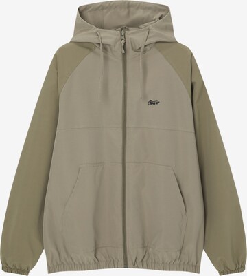 Pull&Bear Between-Season Jacket in Beige: front