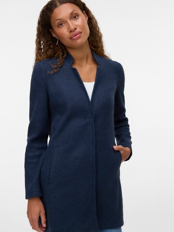 VERO MODA - Abrigo de entretiempo 'VMBRUSHEDKATRINE' en azul: frente