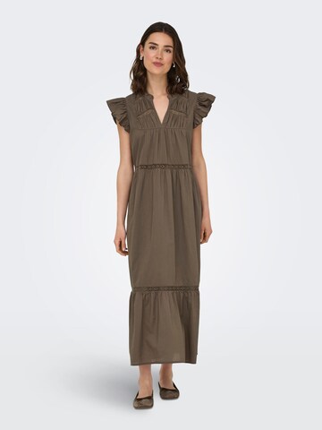 Robe 'ONLSunny' ONLY en marron : devant