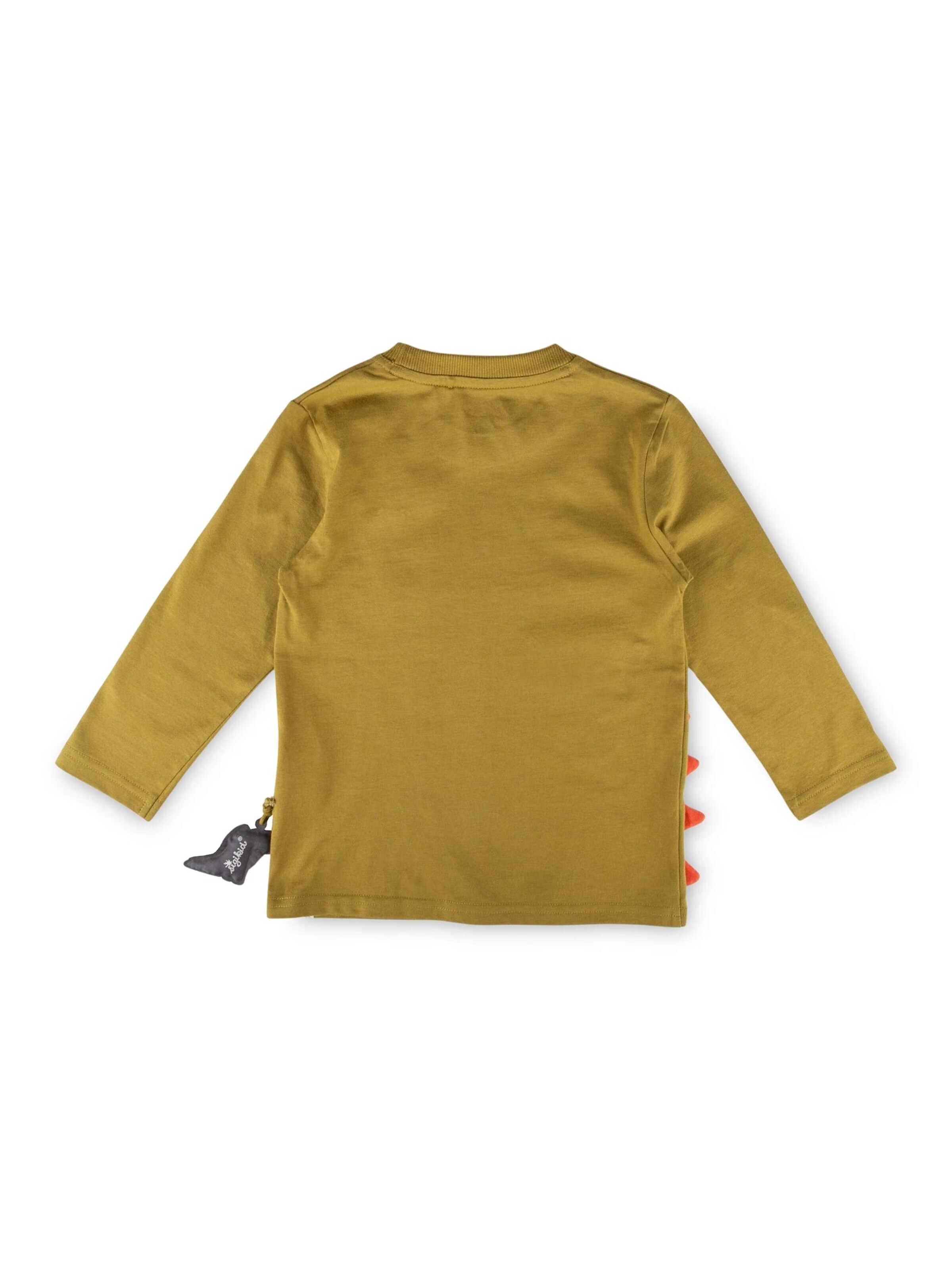 SIGIKID Shirt 'Langarmshirt Dino Fun' in Green